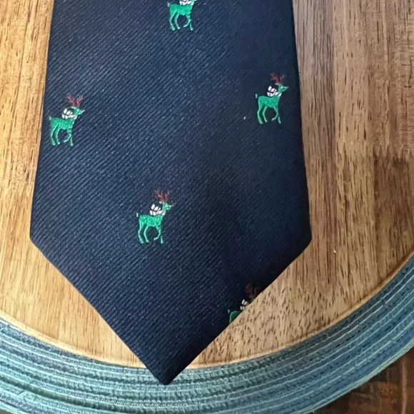 Alynn  Neckwear Creative Expressions Mens/ teens tie Holiday Reindeer standard🦌 - Picture 3 of 11
